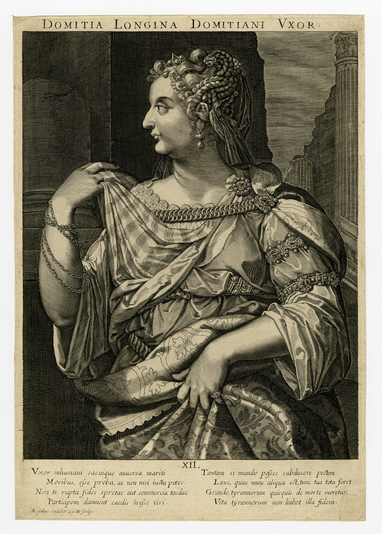 Domitia Longina Domitiani Uxor Roman Emperors And Wives Plate XII Agnes Etherington Art