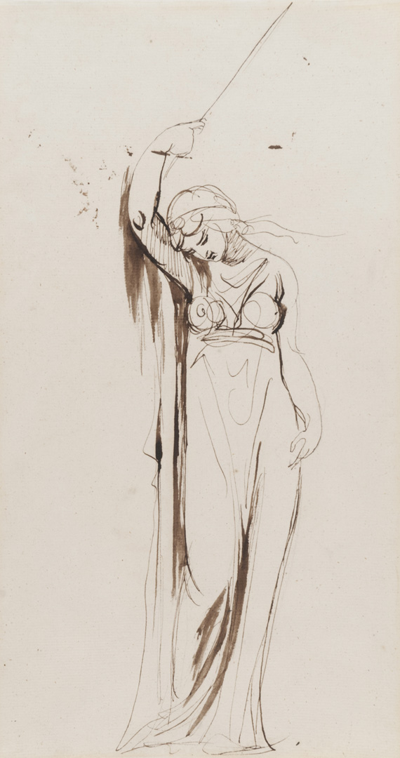 Study of a Draped Female Figure - Agnes Etherington Art Centre Agnes ...