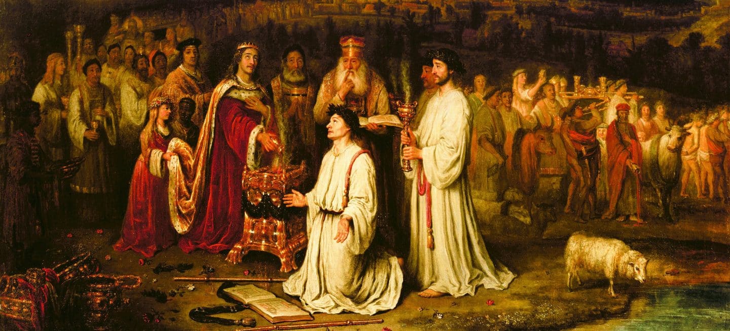 Philips Koninck, King Solomon Dedicating the Temple outside Jerusalem, around 1664, oil on canvas. Collection of Alfred and Isabel Bader, Milwaukee