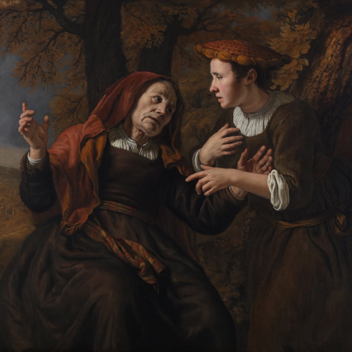 Jan Victors, Ruth and Naomi, 1653, oil on canvas. Purchase Bader Acquisition Fund, 2015 (58-002) Photo: Bernard Clark