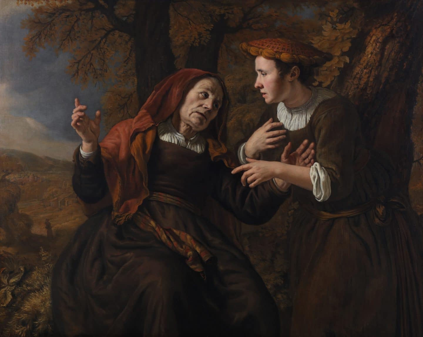 Jan Victors, Ruth and Naomi, 1653, oil on canvas. Purchase Bader Acquisition Fund, 2015 (58-002) Photo: Bernard Clark