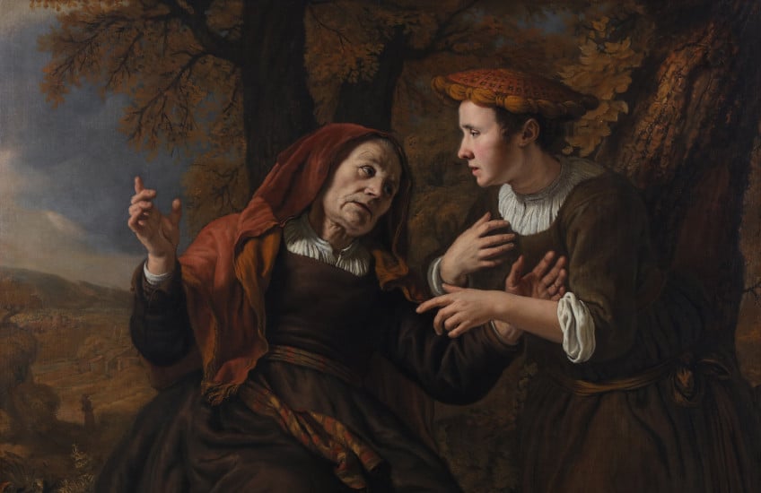 Jan Victors, Ruth and Naomi, 1653, oil on canvas. Purchase Bader Acquisition Fund, 2015 (58-002) Photo: Bernard Clark