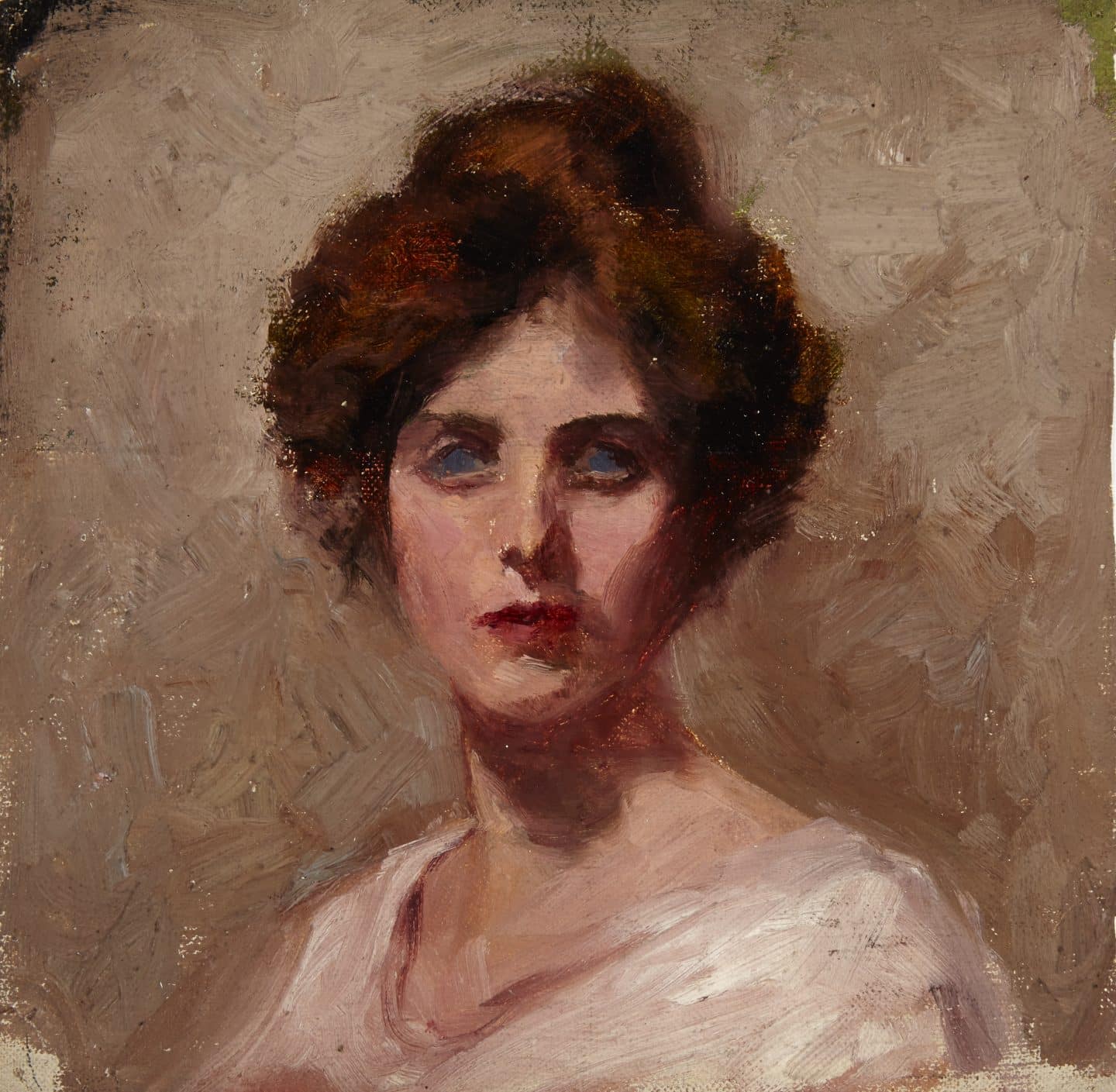 Bertha May Ingle, Self-Portrait, around 1902, oil on canvas. Private collection. Photo: Mike Lalich