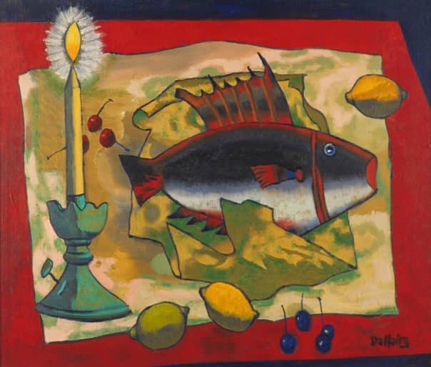 Jean Dallaire, Still Life, 1963, oil on canvas. Purchase, George Taylor Richardson Memorial Fund, 1966 (09-005)