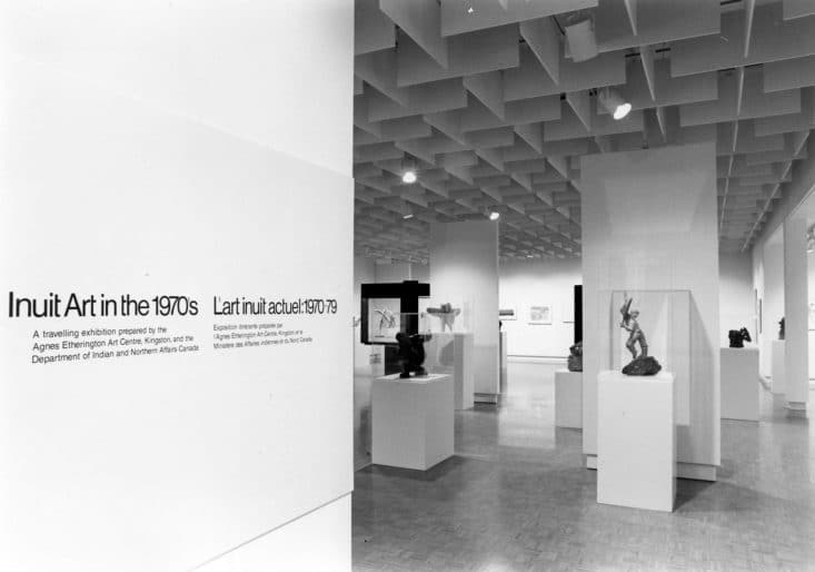 Installation view, Inuit Art in the 1970’s, 1979