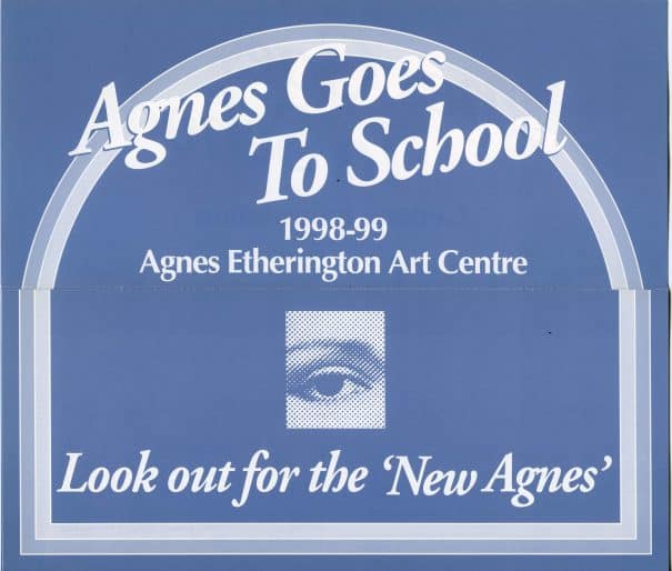 Flyer, Agnes Goes to School, 1998–1999
