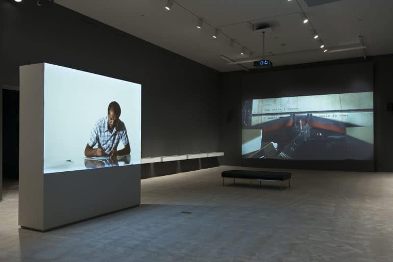 Installation view, Akram Zaatari: All Is Well, 2013