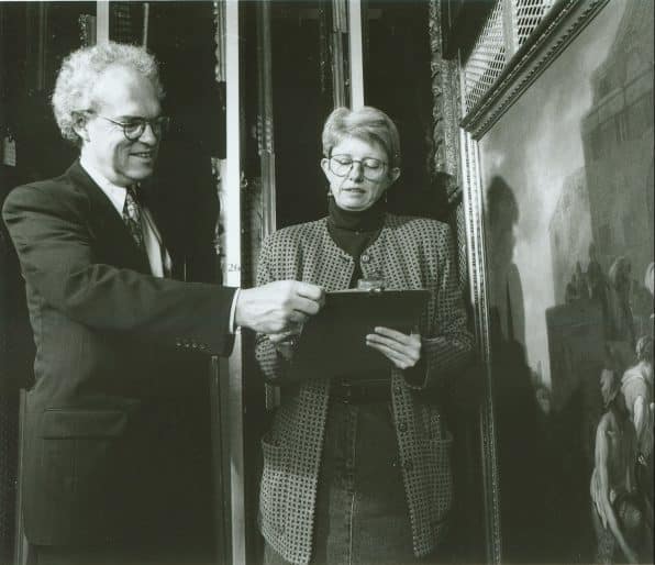 David McTavish, Director, and Dorothy Farr, Curator and Associate Director, 1990s