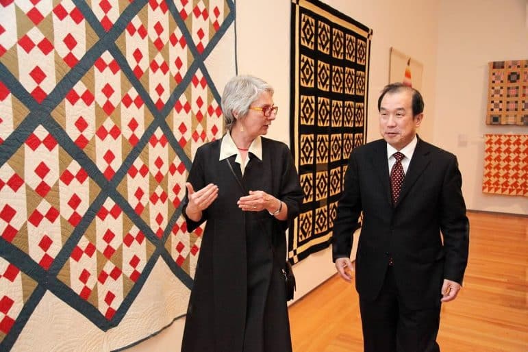 Janet Brooke, Director, with His Excellency Zhang Junsai, Ambassador of the People’s Republic of China to Canada, 2011
