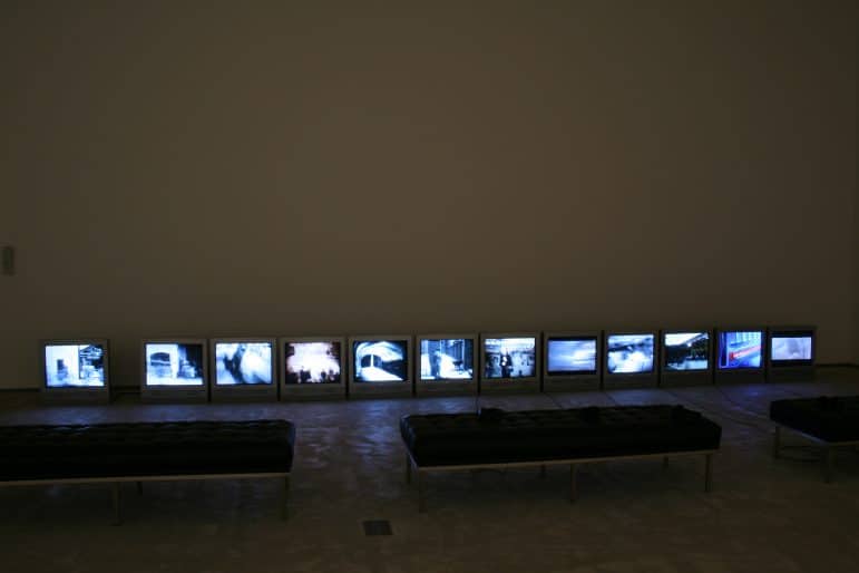 Installation view, Harun Farocki: One Image Doesn’t Take the Place of the Previous One, 2008