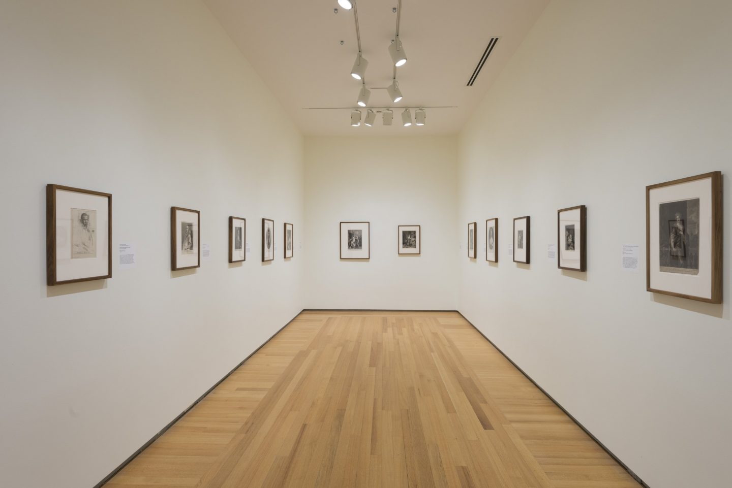 Installation view of “He First Brought it to Perfection”: John Smith and the Mezzotint in Early Modern England