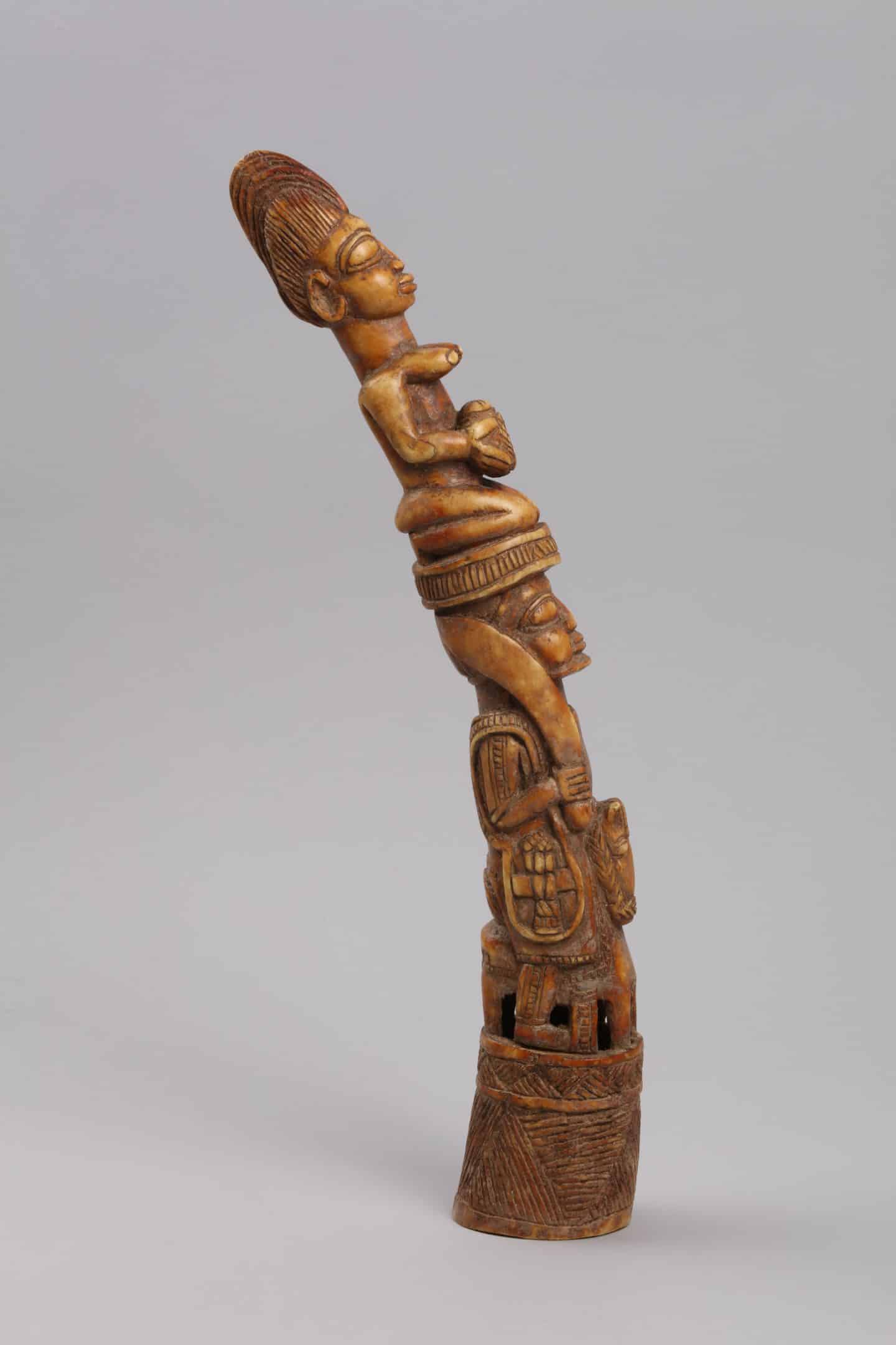 Yoruba Artist, Nigeria, Iroke Ifa (Divination Tapper), ivory. Gift of Justin and Elisabeth Lang, 1984