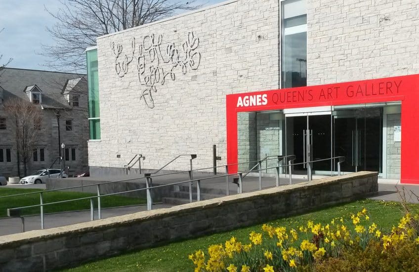 Agnes facade in spring