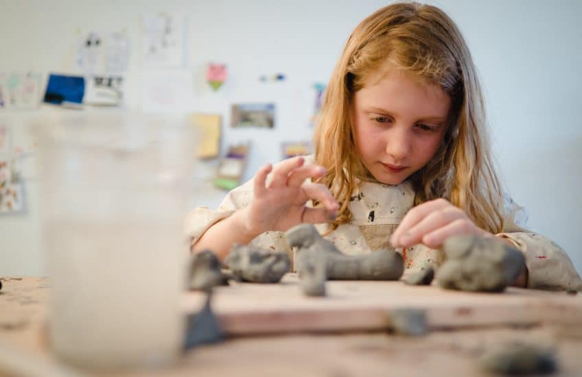 Art Camp in the André Biéler Studio. Photo: Tim Forbes