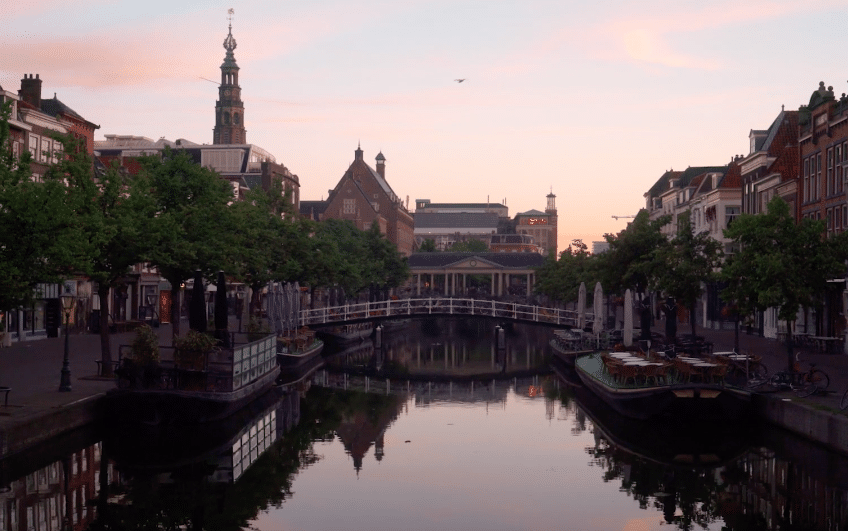Rembrandt's Leiden, screenshot from the documentary
