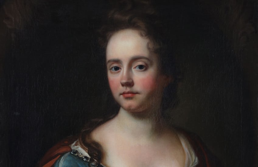 John Closterman, Portrait of a Lady, around 1695, oil on canvas. Gift of Gerald and Helen Finley, 2016 (59-004.01)