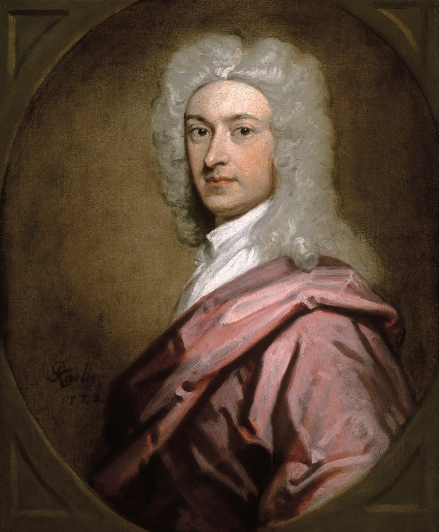 Godfrey Kneller, Portrait of a Man, 1722, oil on canvas. Gift of Alfred and Isabel Bader, 1991 (34-020.16) Photo: Bernard Clark