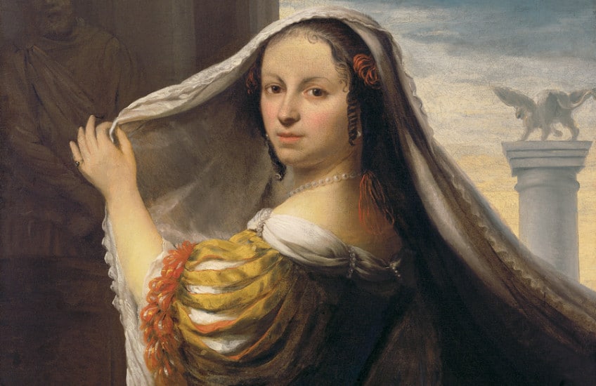 Lambert Doomer, A Venetian Courtesan, 1666, oil on canvas, Gift of Alfred and Isabel Bader, 1991 (34-020.02)