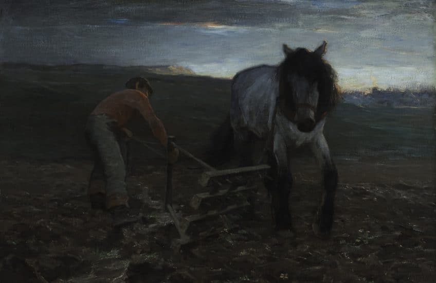 Horatio Walker, Turning the Harrow – Early Morning, 1898, oil on canvas. Purchase, Chancellor Richardson Memorial Fund and the Gallery Association, 1994 (37-008)