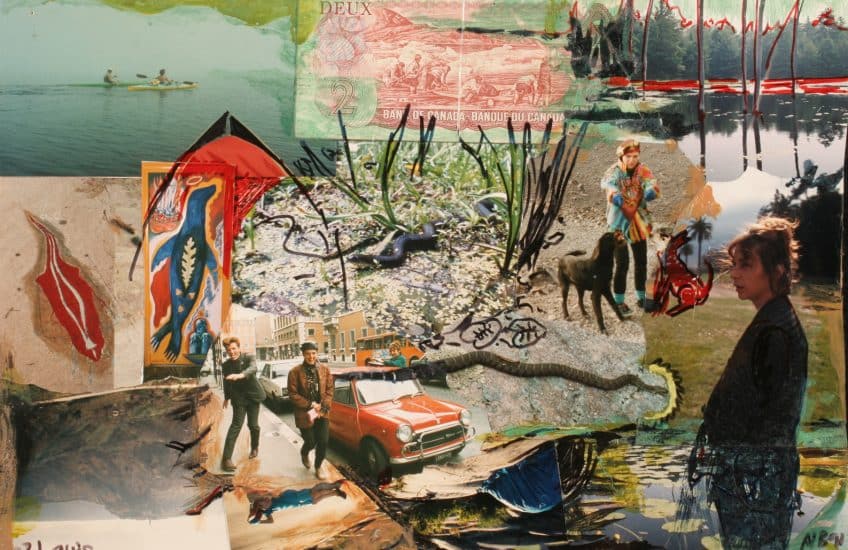 Napoleon Brousseau, Untitled (131-245 NB91), 1991, mixed media and photo-collage on paper. Gift of Dr Margret Hovanec and Dr Peter Warrian, 2005 (48-035.50)