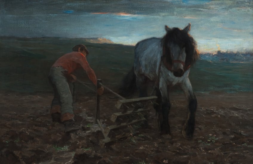 Horatio Walker’s “Turning the Harrow – Early Morning (1898)