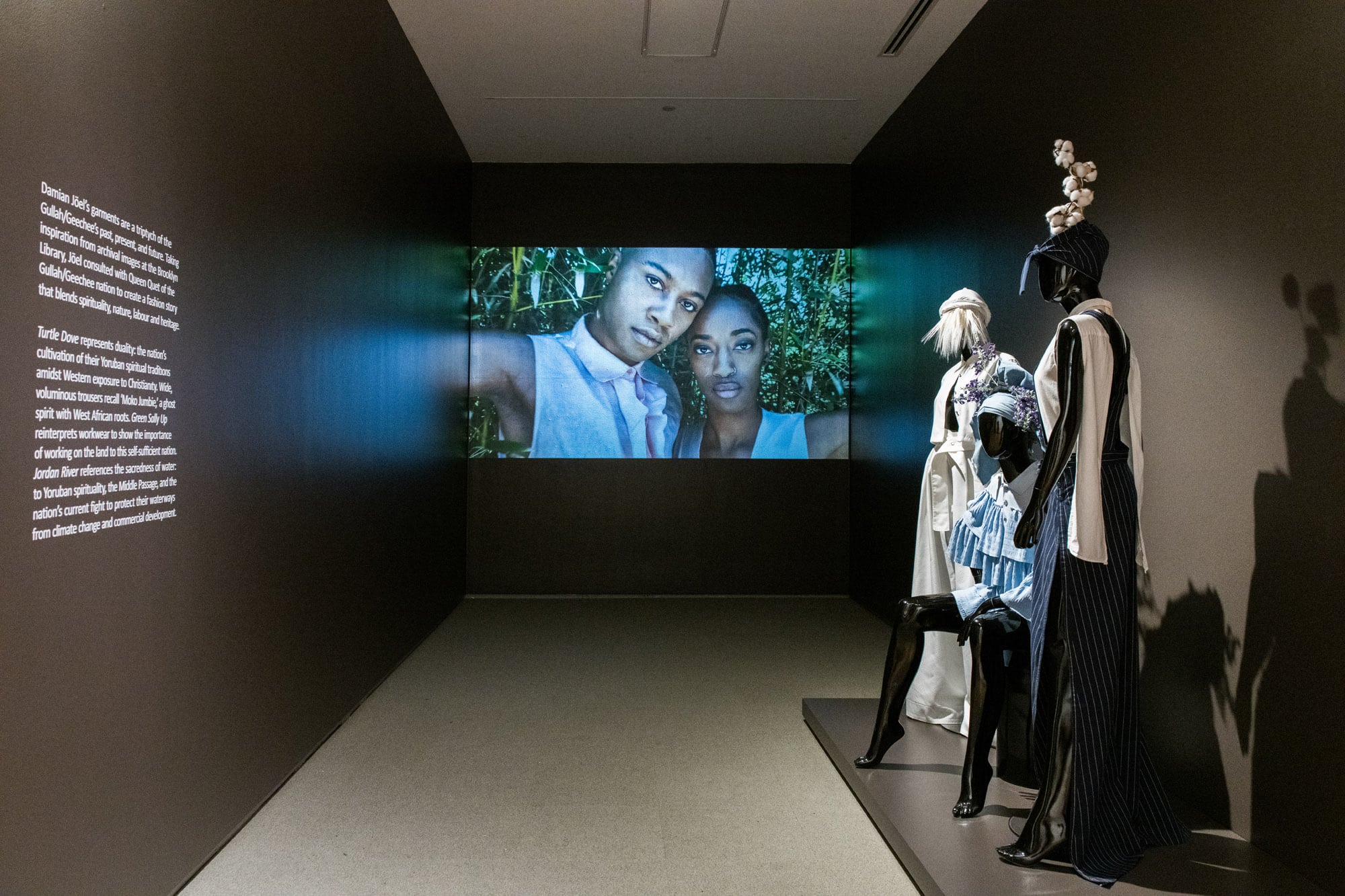 Installation view of History Is Rarely Black or White, 2021–2022