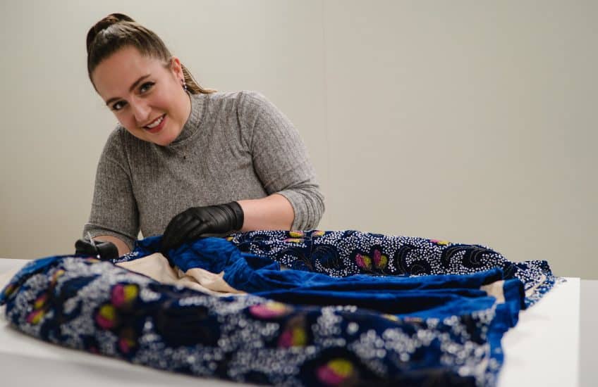 Portrait of Marissa Monette, Textile Conservation Technician