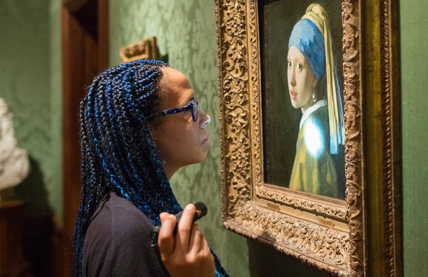 Portrait of Abbie Vandivere. Photo: Ivo Hoekstra, Mauritshuis