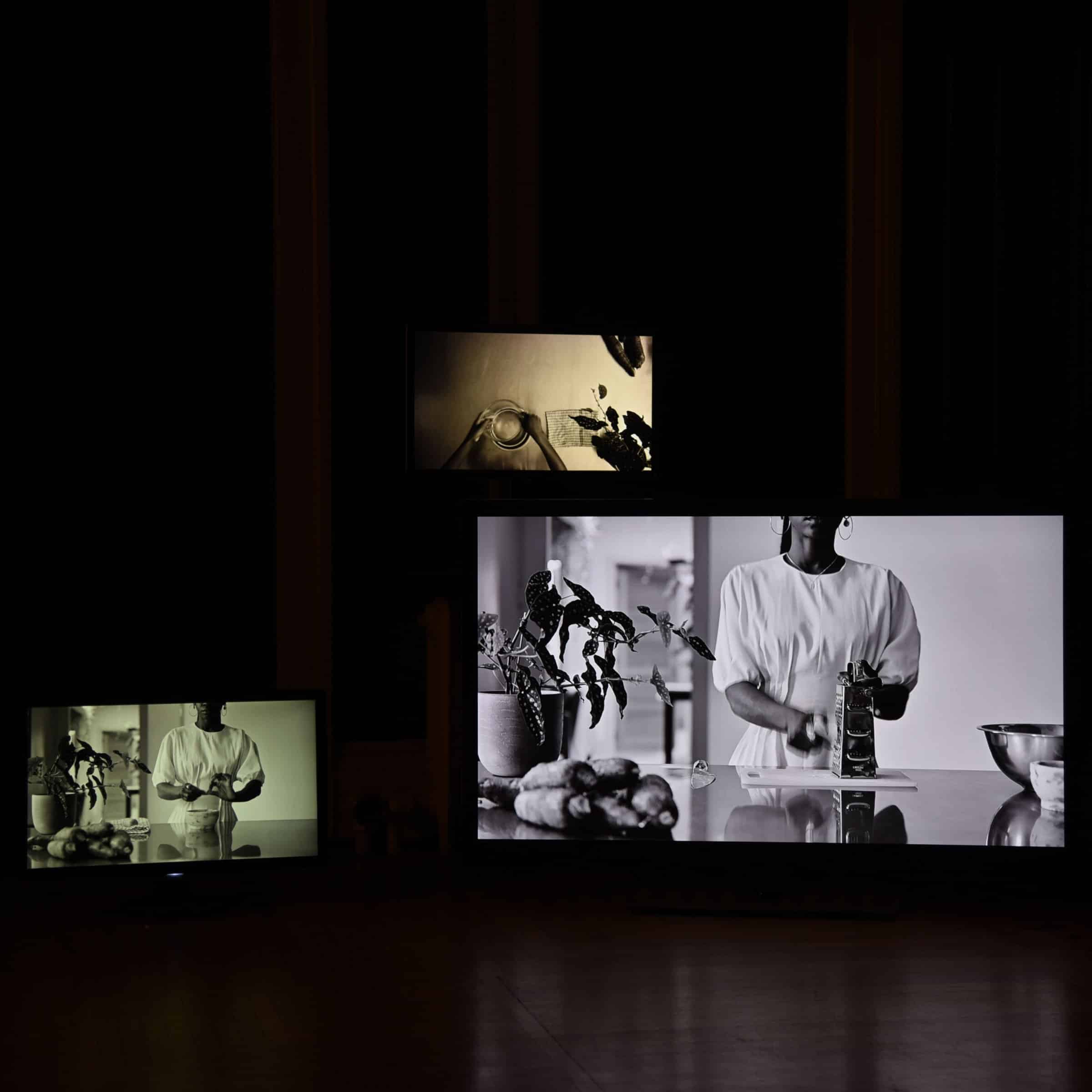 Kosisochukwu Nnebe, an inheritance / a threat / a haunting, video installation, 2022.