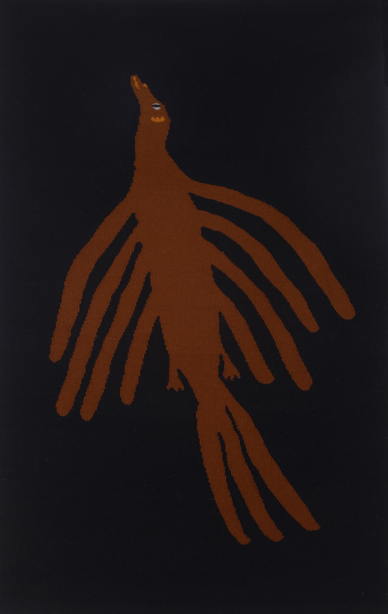 Malaya Akulukjuk (attributed to), Untitled (Bird), around 1978, wool. Gift of Hunter and Valerie Thompson, 2020. Photo: Bernard Clark