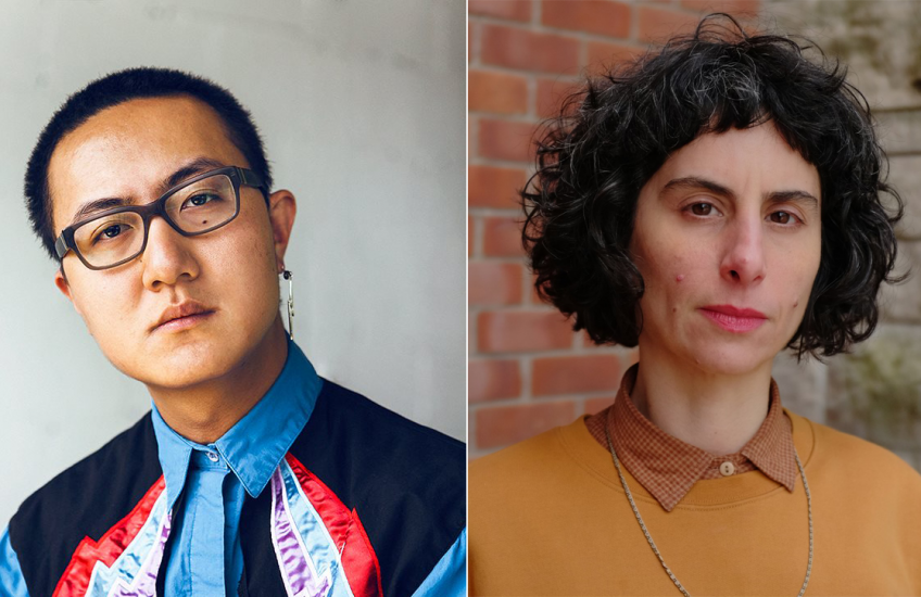 Images: Left: Portrait of Fan Wu. Photo: Alice Xue. Right: Portrait of Nasrin Himada. Photo: Kriss Li.