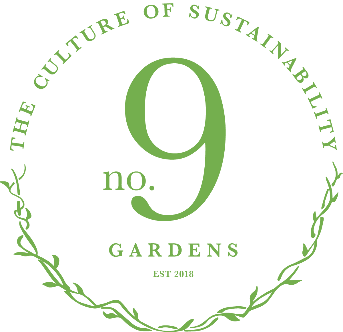 No.9 Gardens logo