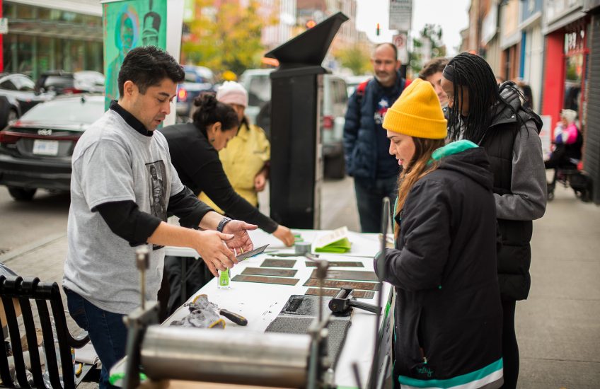 Tracing Kingston's Solidarities. Photo: Garrett Elliott