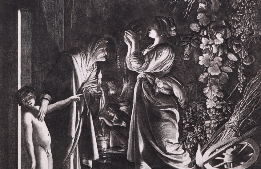 Hendrik Goudt, The Mocking of Ceres, 1610, Engraving on paper. Gift of Alfred and Isabel Bader 2008