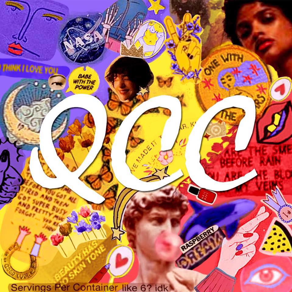 Queer Collage Collectives (QCC) logo